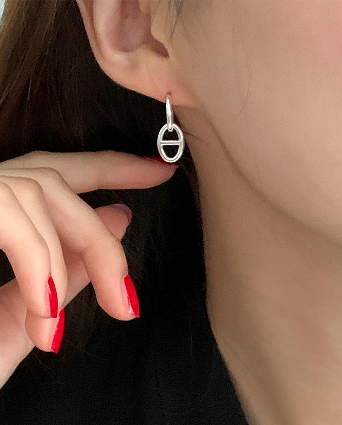 센트마린 [써지컬] Bluring Drop Earrings E 08