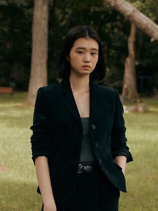 PREP CORDUROY JACKET_NAVY [U2F0J11056]