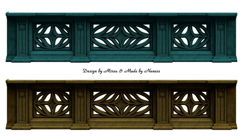 궁전 테라스 스티커 / 빈티지 유럽풍 동양풍 스티커 인물 꾸미기 / 다이어리 저널 인물집 꾸미기 스티커 [나나쓰]