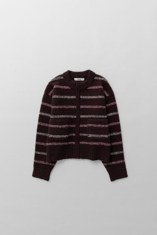 2nd) a chuncky cardigan (brown)