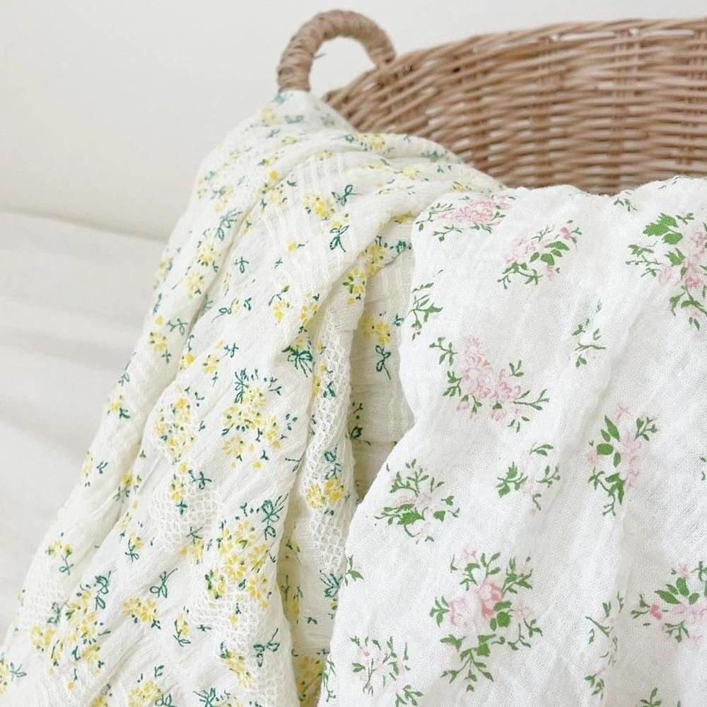 마리데 잔꽃 홑겹 여름 블랭킷 휴대용 낮잠이불 (L사이즈)