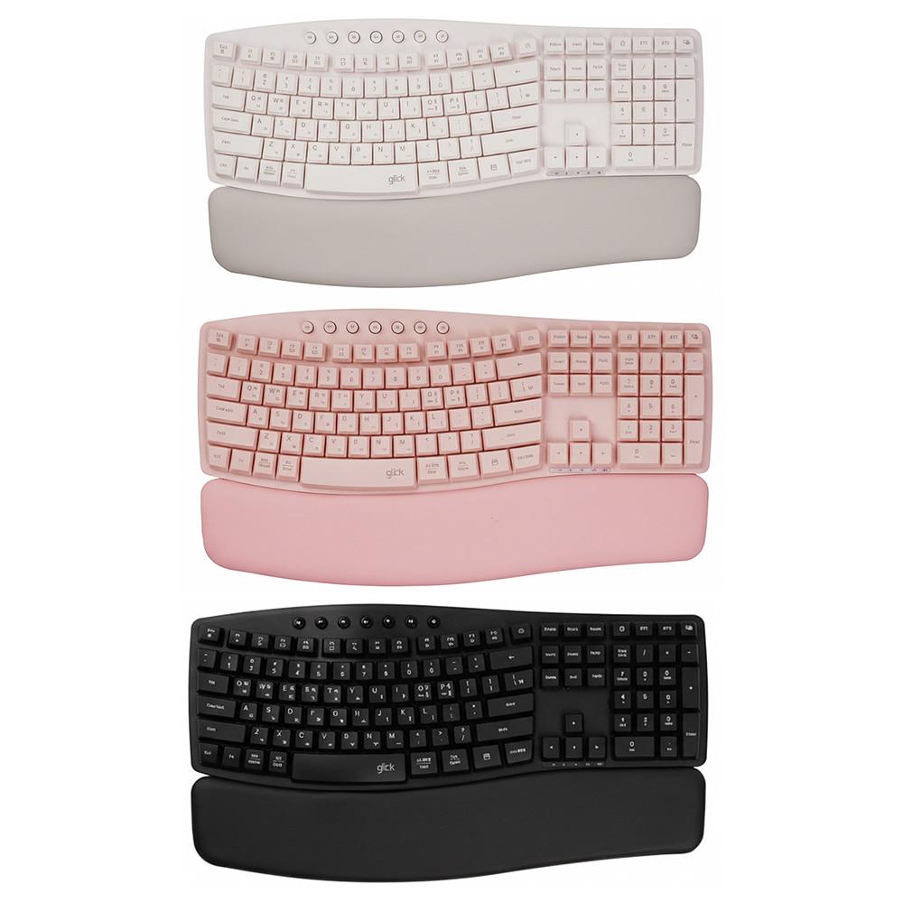 지클릭커 오피스프로 구름 EK200 풀윤활 인체공학 무선 블루투스 키보드