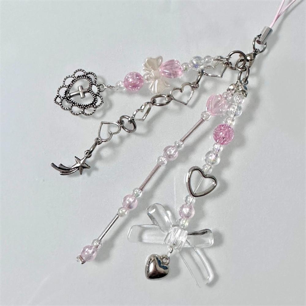 4줄 주렁주렁 비즈키링 비즈스트랩