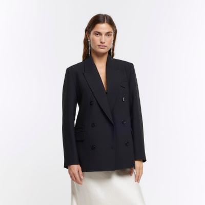 Black RI Studio pocket detail blazer