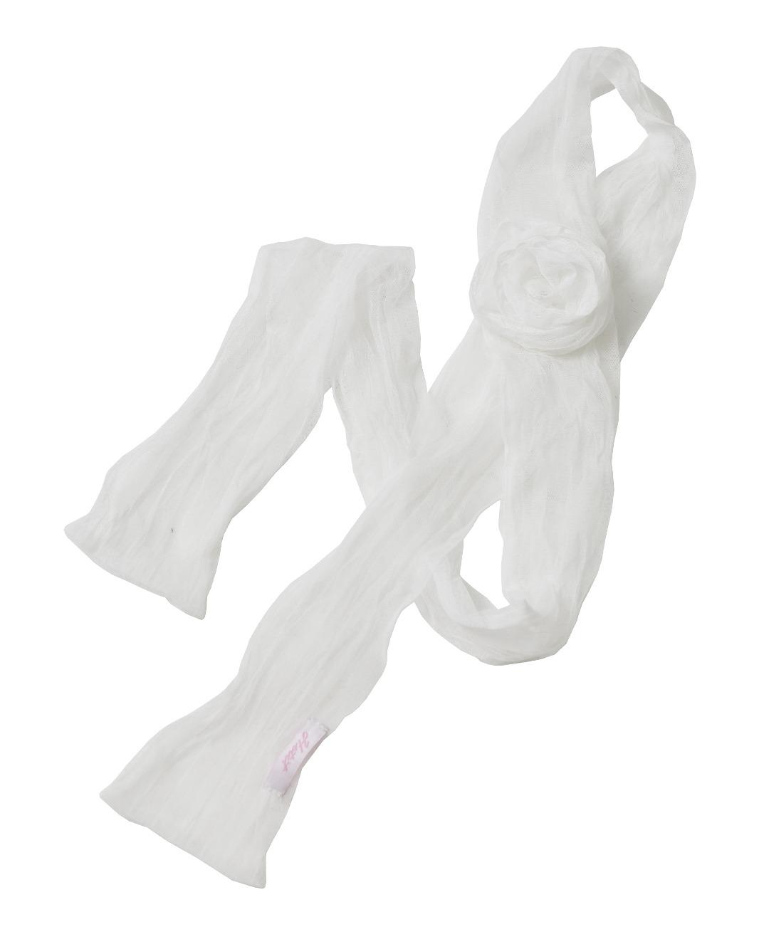 Wrinkle Rose Scalf (White)
