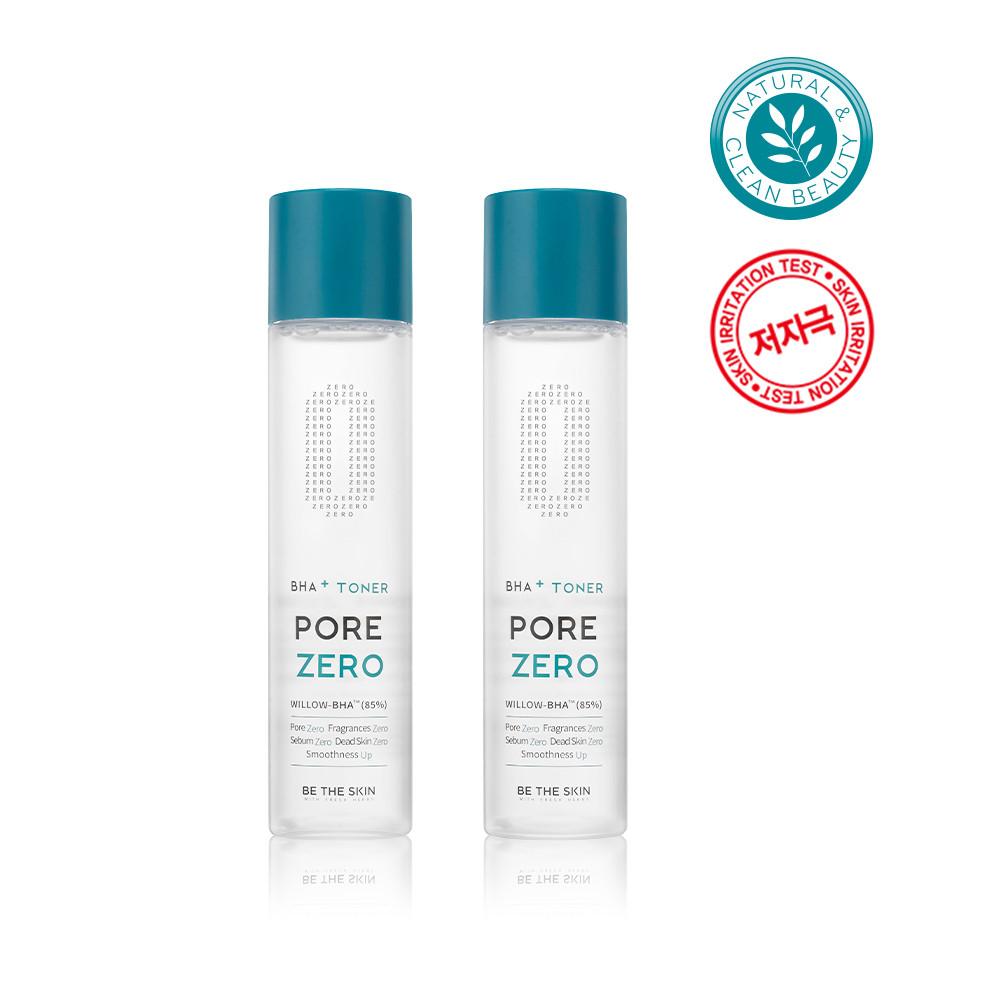 [1+1 특별 기획] 비더스킨 바하플러스 포어 제로 토너 150ml+150ml 2개