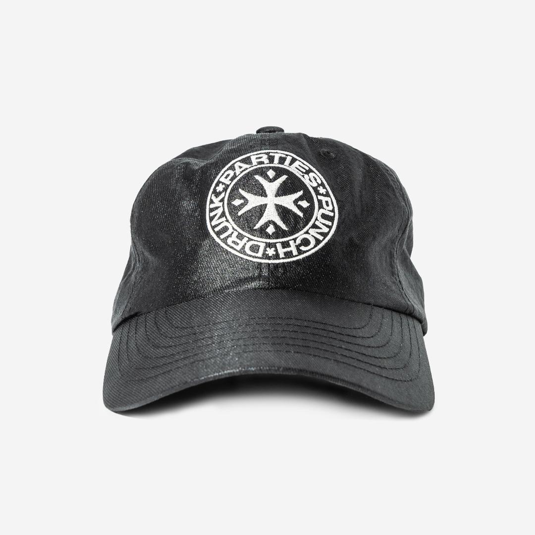 Punch Drunk Parties Nylon High Ball Cap BLACK