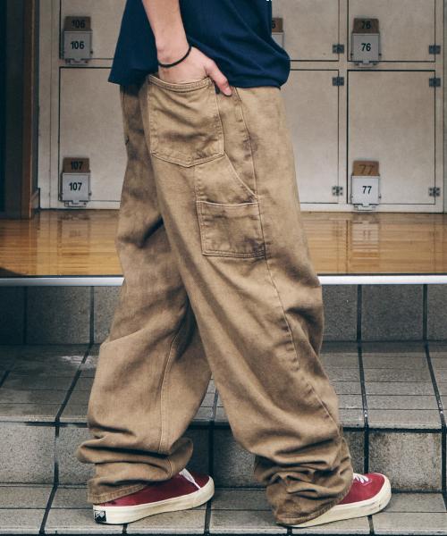 카펜터 루즈핏 헤비 트윌 팬츠 브라운