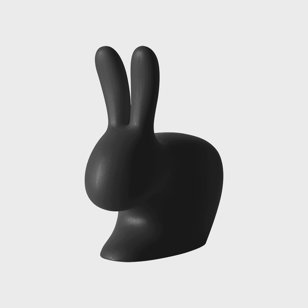 래빗 체어 라지 토끼 의자 블랙 / Rabbit Chair Black