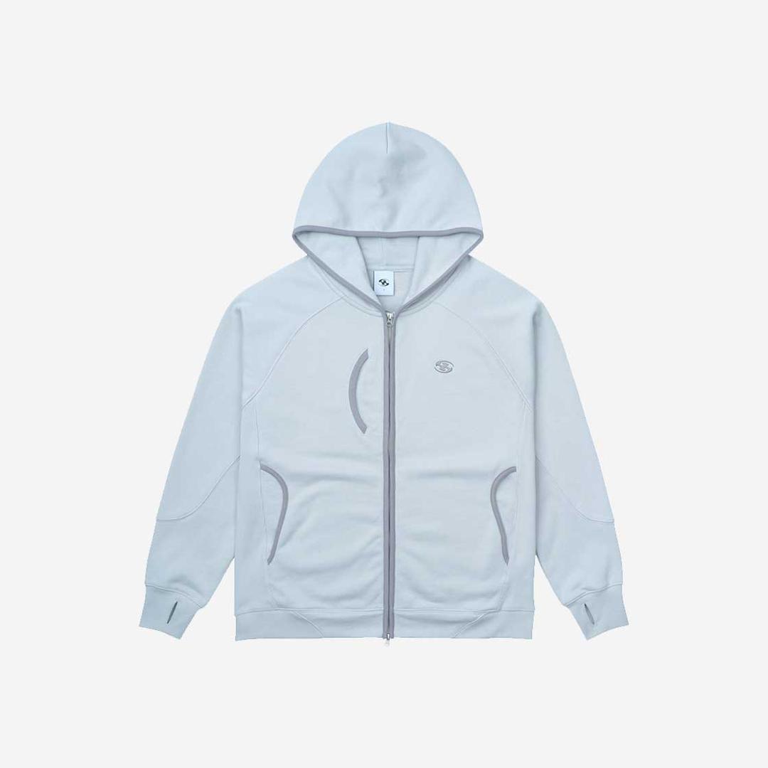 Sansan Gear Hoodie Zip-Up Grey