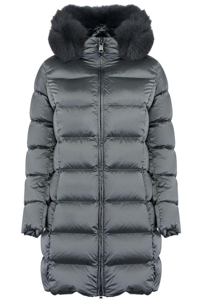 Colmar Logo-Appliqué Hooded Padded Coat