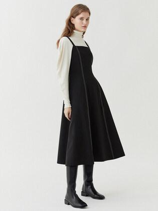 [단독] CAMISOLE DRESS / BLACK_22ver.