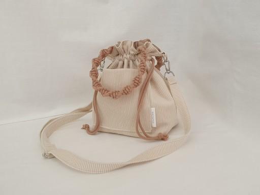 🔮 코듀로이 마크라메 스트링 파우치 가방🔮