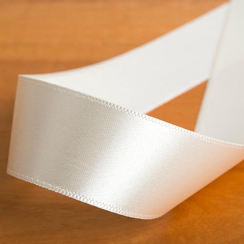 고밀도 단면 공단 - 크림색