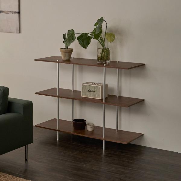 리샘 클라2 미드센추리 수납 3단 선반장 800