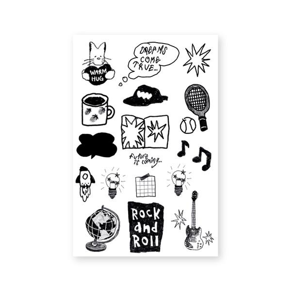 Drawing sticker 06 (불투명)