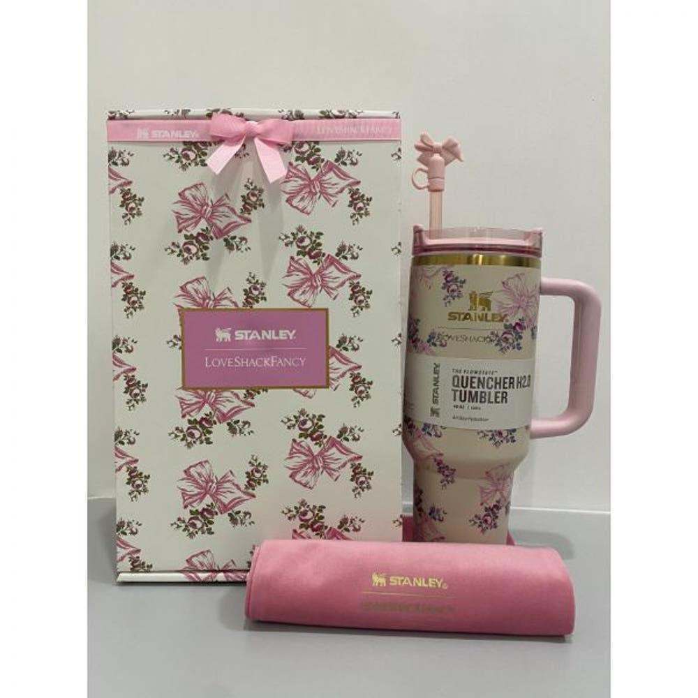 스탠리 x 러브 셰이크 펀시 한정판 텀블러 40온스 로사 보 핑크 신제품