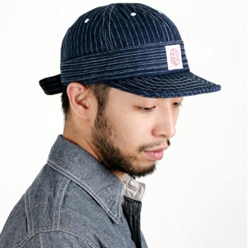 farm work cap -indigo wabash-