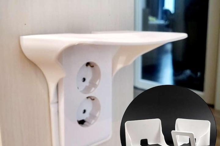 멀티탭정리함 콘센트정리함 전기선정리 책상 콘센트선반 다용도 공간활용