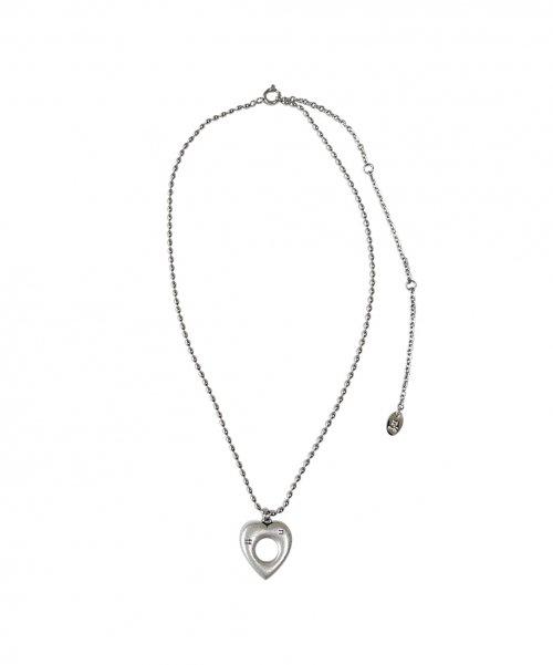 heart hole necklace