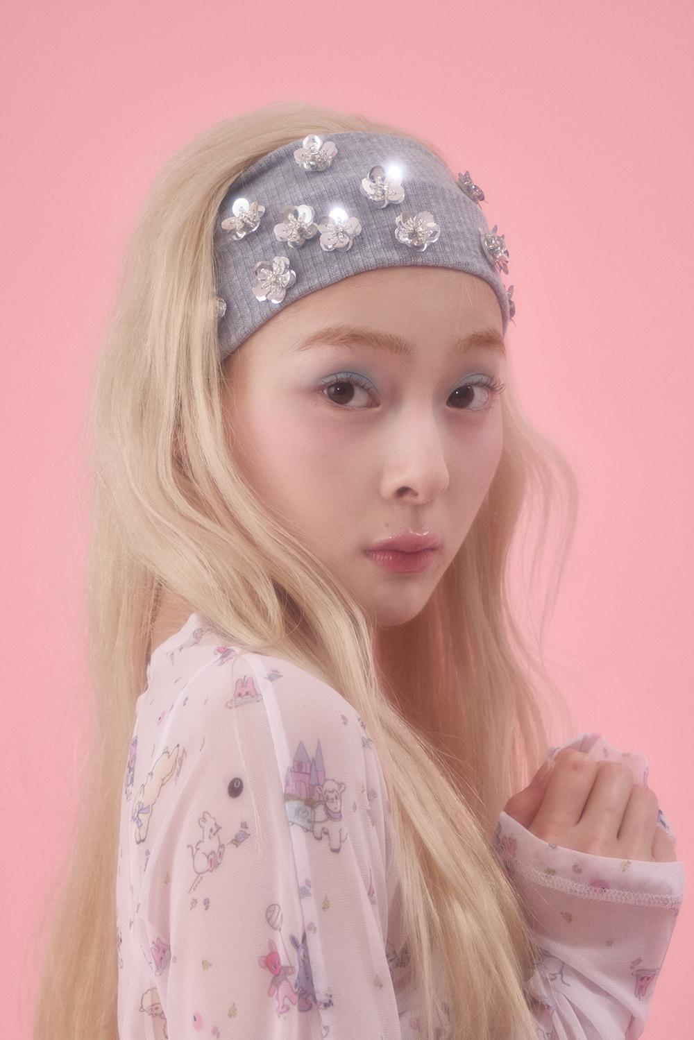 FLOWER BEADED HEAD BAND