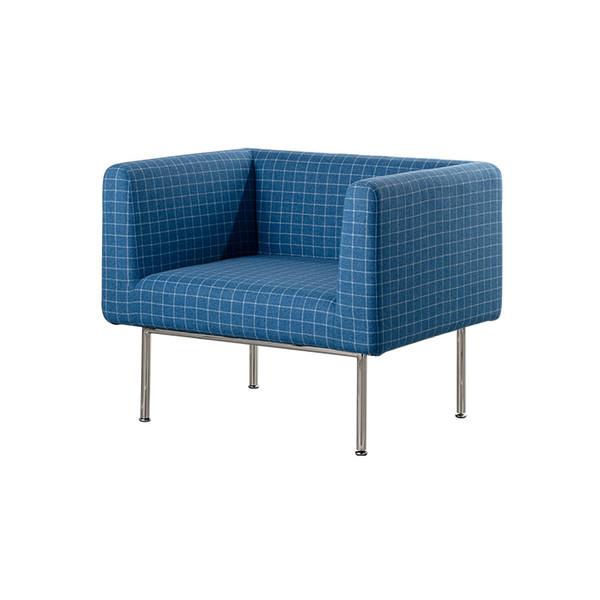 DUBU EASY CHAIR_BLUE CHECK