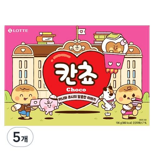 롯데 칸쵸, 196g, 5개
