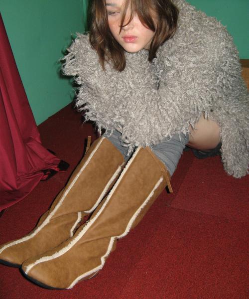 Mouton 0014. Shearling Line Boots - 3colors