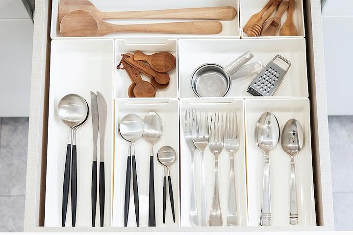 1+1 국산 서랍정리함 주방 수저 정리함 칸막이 수납 트레이