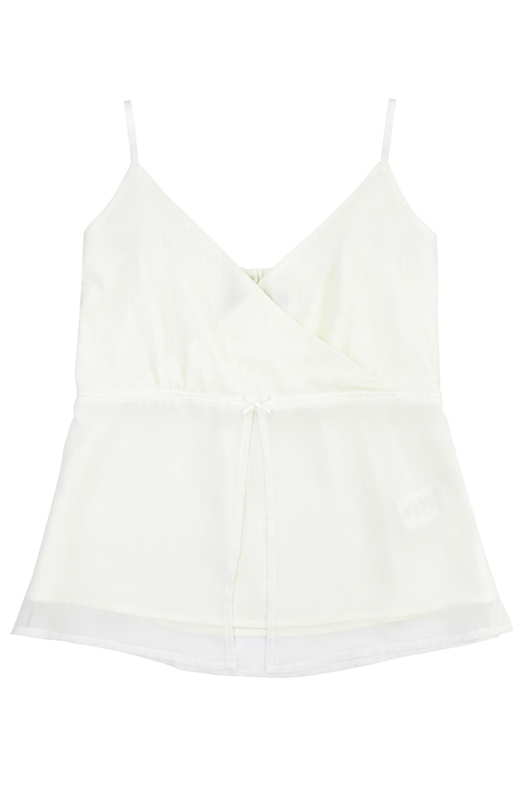 Lisha wrap sleeveless (white)