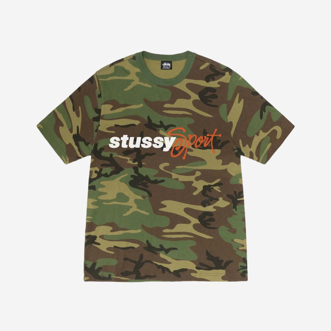 Stussy Sport Script T-Shirt Camo