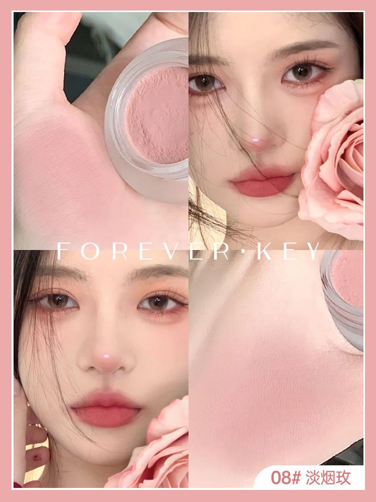 forever key 포에버키 블러셔 라벤더 하늘색 핑크 로즈 살구 색 젤리블러셔 15색