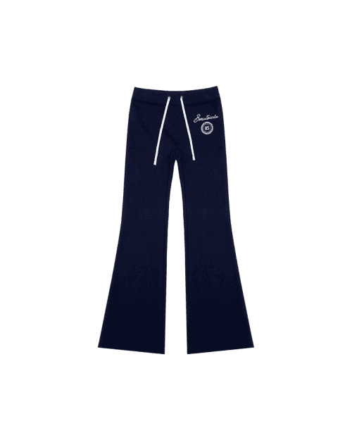 본투윈(BORN TO WIN)  BORNTOWIN LOW-RISE SLIM BOOTS CUT PANTS [NAVY] - 사이즈 & 후기 | 무신사