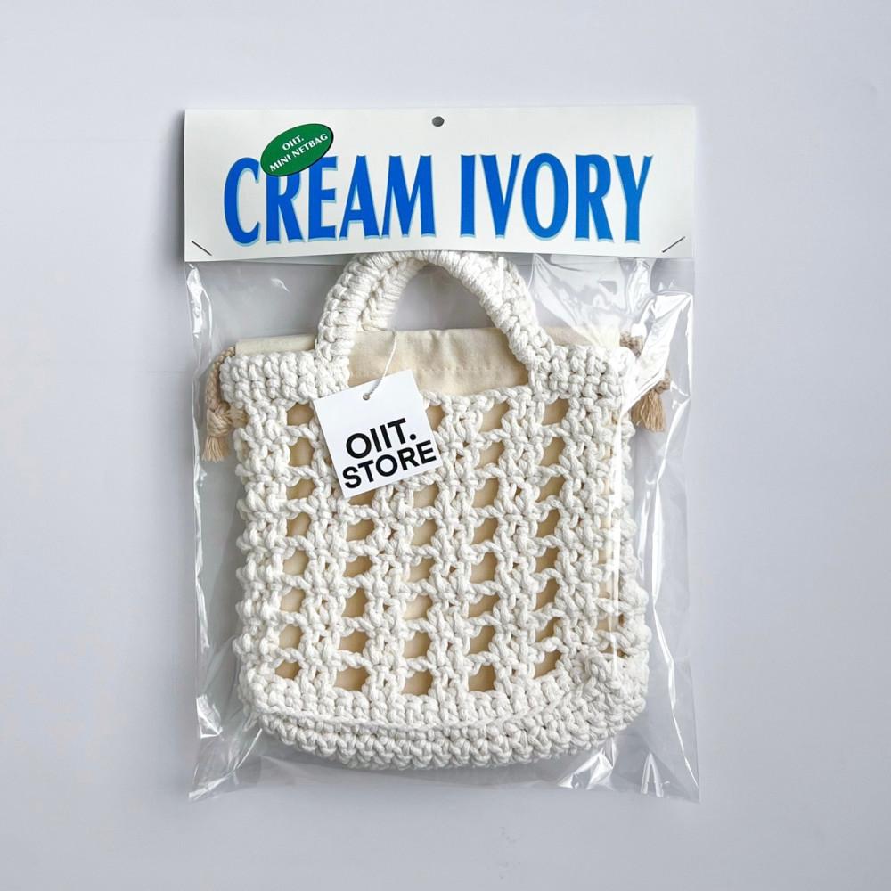 오잇트 네트백 OIIT. mini net bag (cream white)