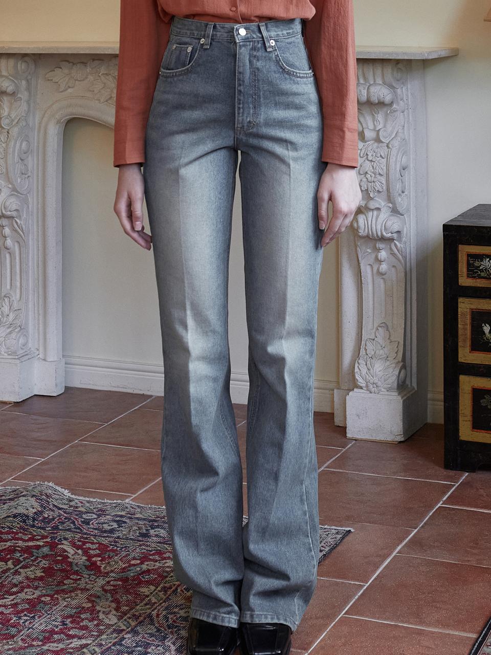 데님부츠컷팬츠 연청 AD175