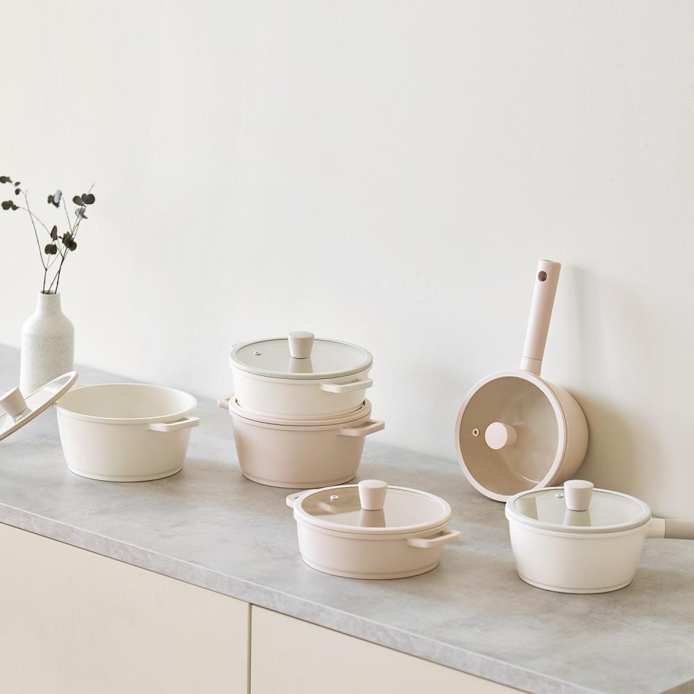 르난세 어스 IH 인덕션 편수 냄비 (뚜껑 포함)