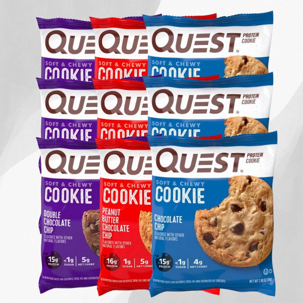 퀘스트 프로틴바 프로틴쿠키 버라이어티팩 9개