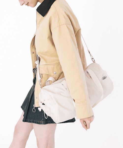 99s Shoulder Roll Bag _Cream