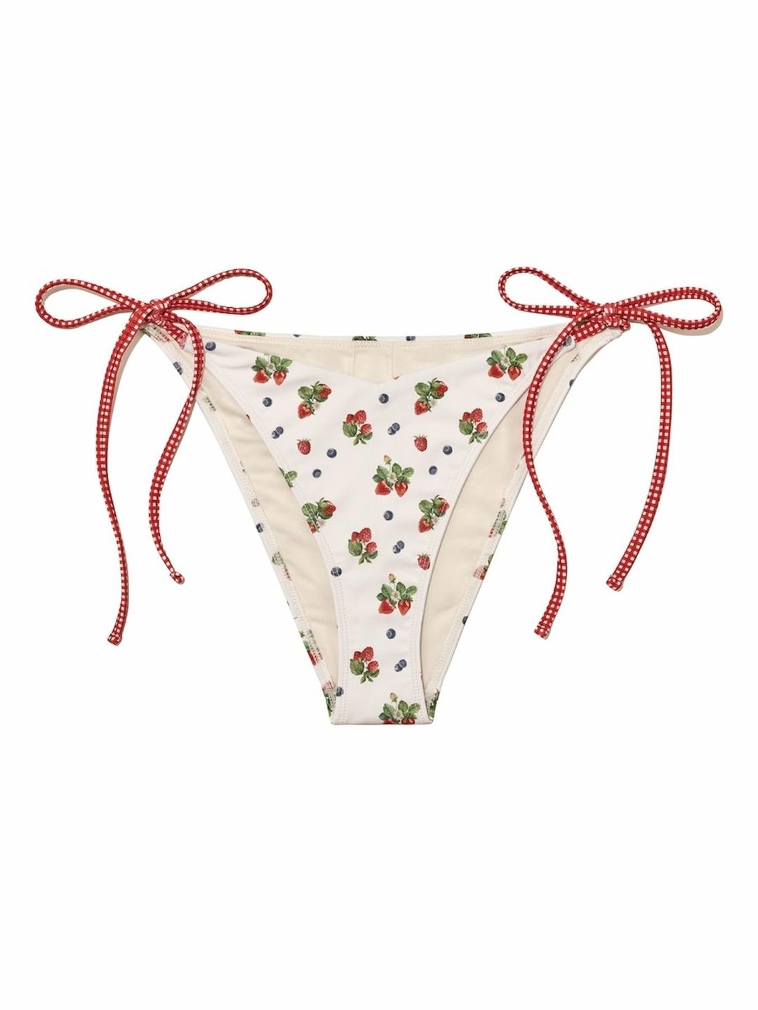 TIE SIDE BIKINI BOTTOM (MIX BERRY)