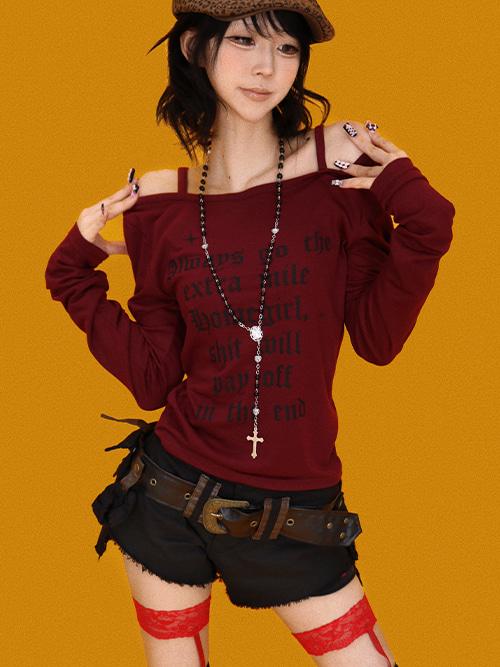 wednesday lettering T (3color)