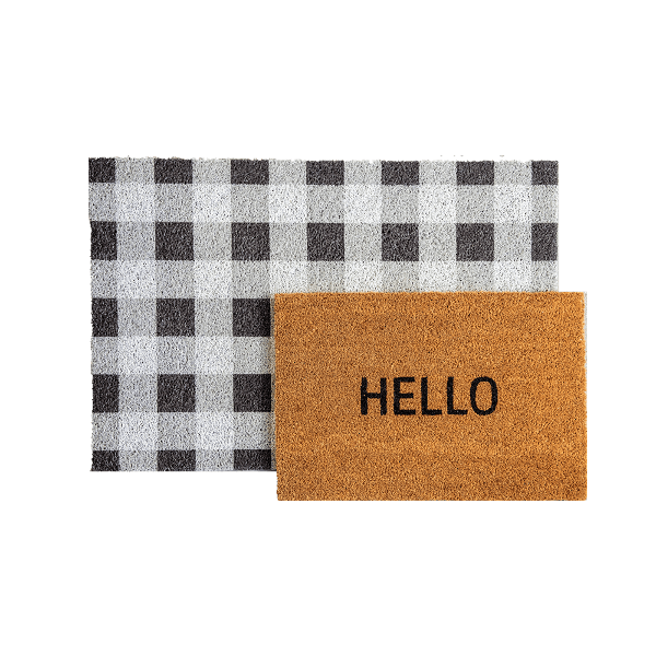 [미국 인기]레이어드 Hello 도어매트