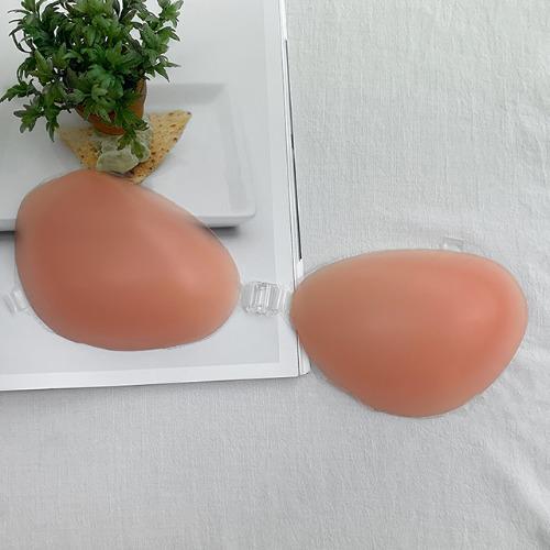 볼륨 실리콘 누드브라 누브라 수영장 수영복 비키니 접착식 왕뽕 초밀착 가슴골 메이커