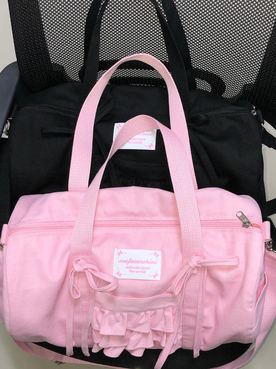 [3rd order] ribbon duffle bag (2 type)