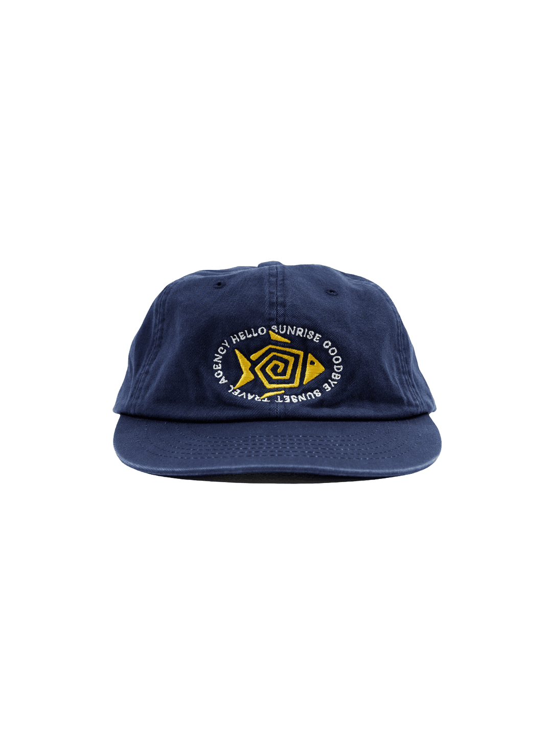 FISH OVAL LOGO RELAXED FIT 6P CAP NAVY