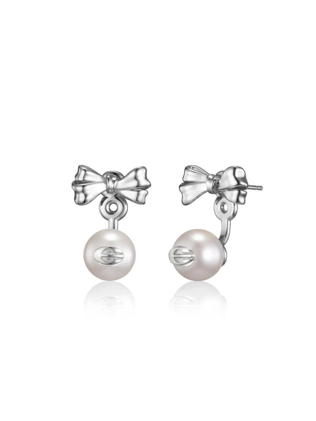 [silver 925] Twin Ribbon Studs