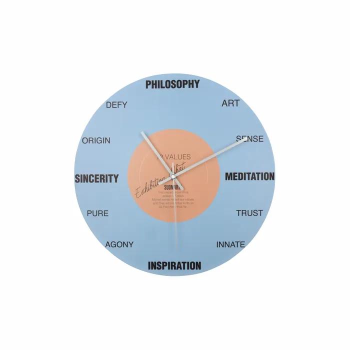 12 VALUES clock / SKYBLUE