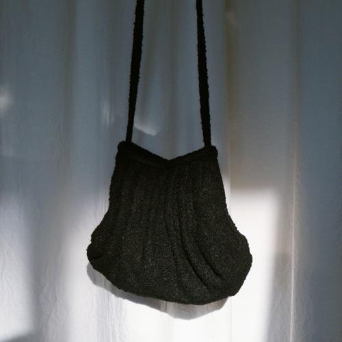 Black Clam Bag - small
