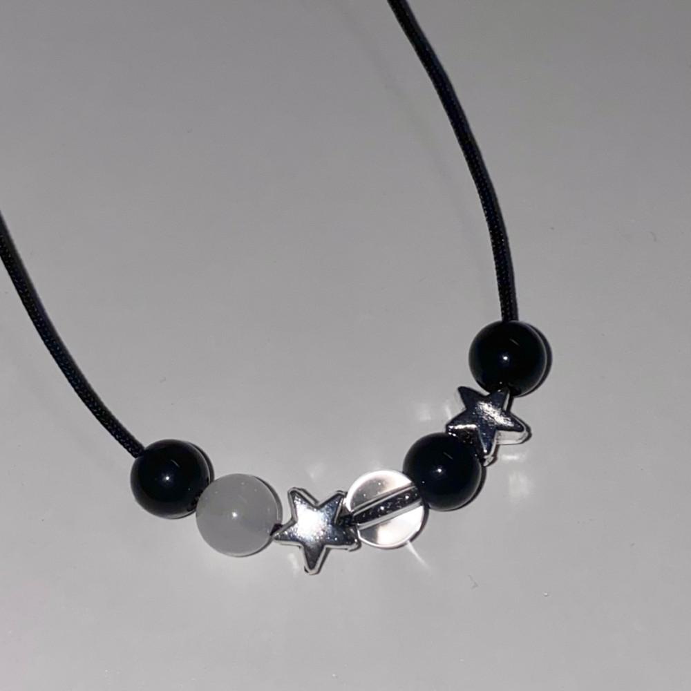 [제작]  다크 별 원석 목걸이