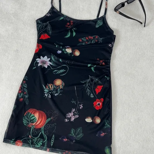 [분위기갑/스판굳] 오리엔탈 쉬폰 나시 미니 원피스 빈티지원피스