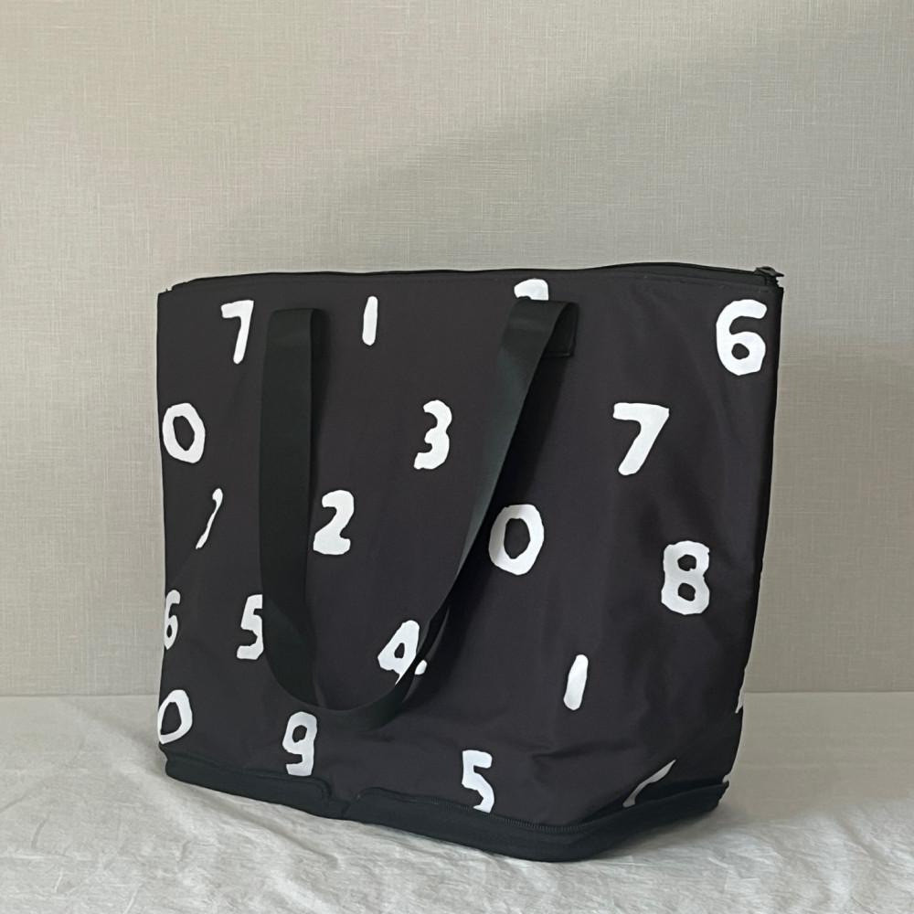 [중고] SOUSOU - COOL STORAGE FOLDABLE TOTE BAG (BLACK)